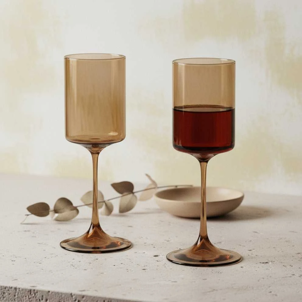 Allesken ROMANE 4 stiklinių rinkinys, 300 ml, borosilikatinis, 7x7x22 cm