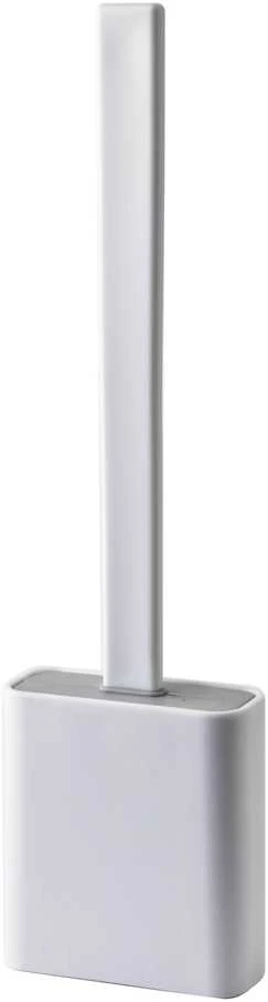 Bathlab By Mondex EDA SILICONE Baltas tualetinis šepetys, baltas, 10x4x36 cm, TPR