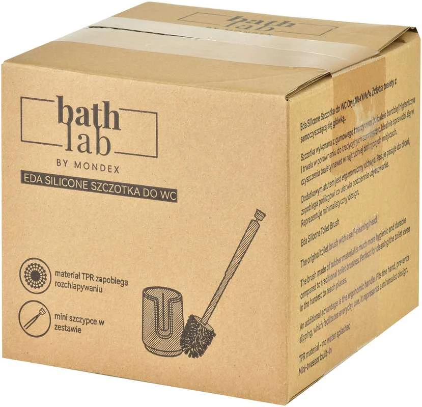 Lumarko Bathlab By Mondex EDA SILICONE tualetinis šepetys 10x41 cm TPR
