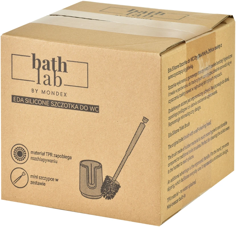 Lumarko Bathlab By Mondex EDA SILICONE tualetinis šepetys 10x41 cm TPR