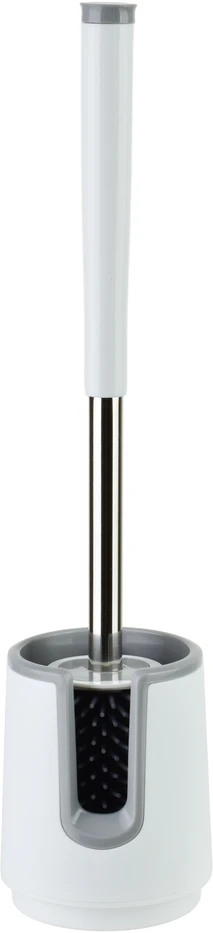 Bathlab By Mondex EDA SILICONE tualetinis šepetys, baltas, 10 x 41 cm, TPR