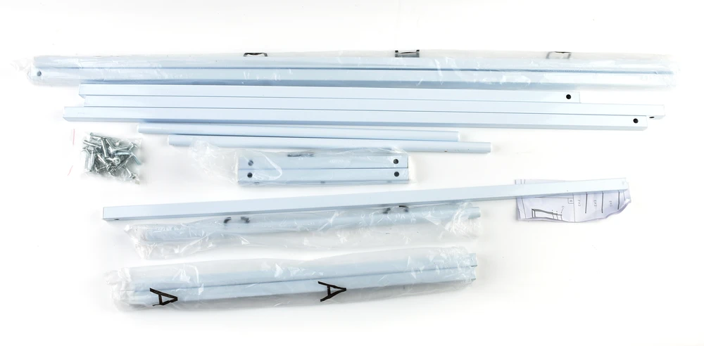 Bathlab ZAC Baltas rankšluosčių kabykla 44x21xaukštis: 66/76/86 cm