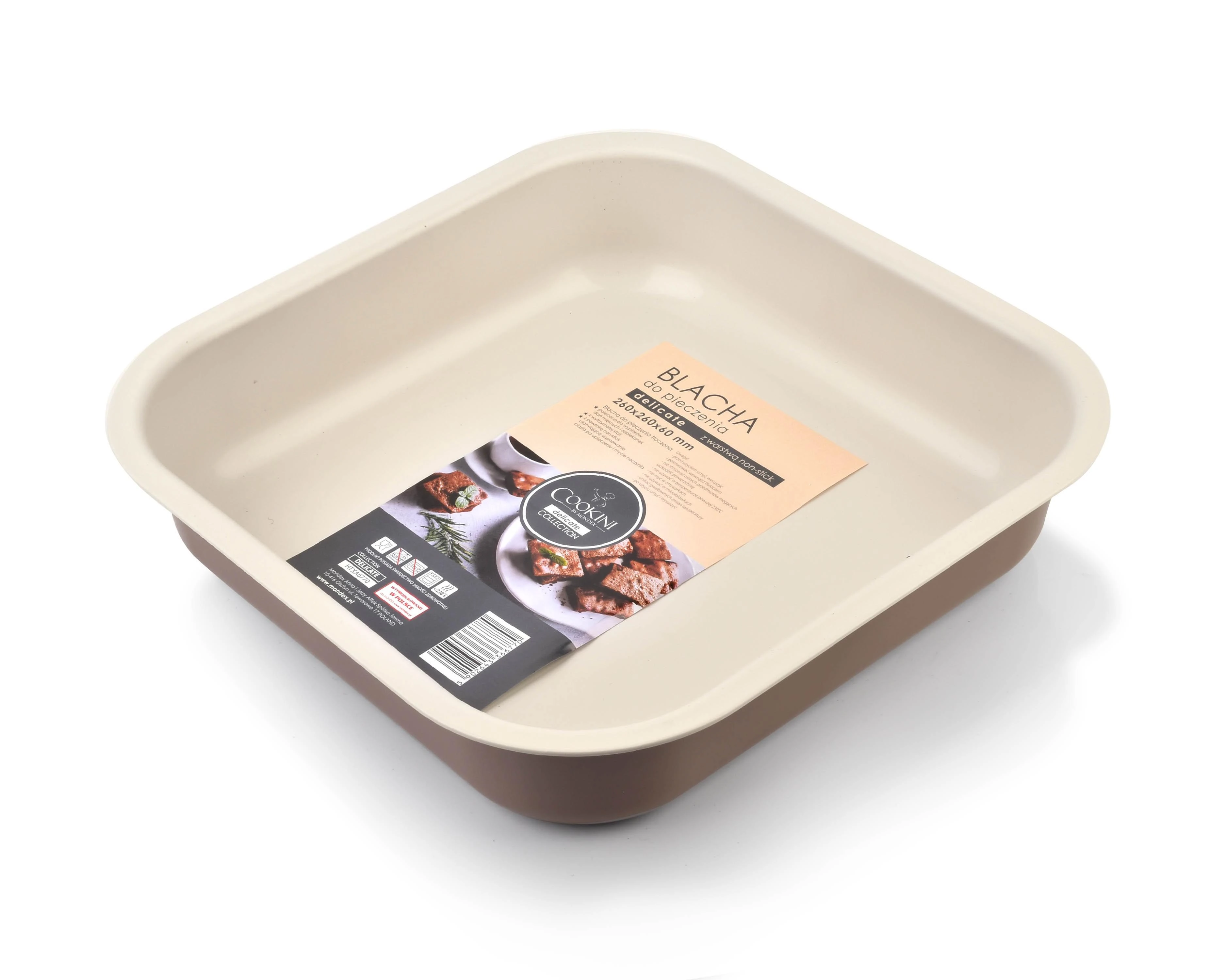 Mondex Kepimo forma 26x26x6cm "Caffe Creme"