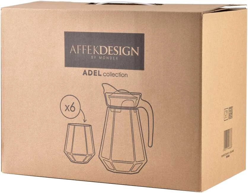 Hendi Mondex Since 1986 ADEL Komplet dzbanek i 6 szklanek1,4L 6x330ml