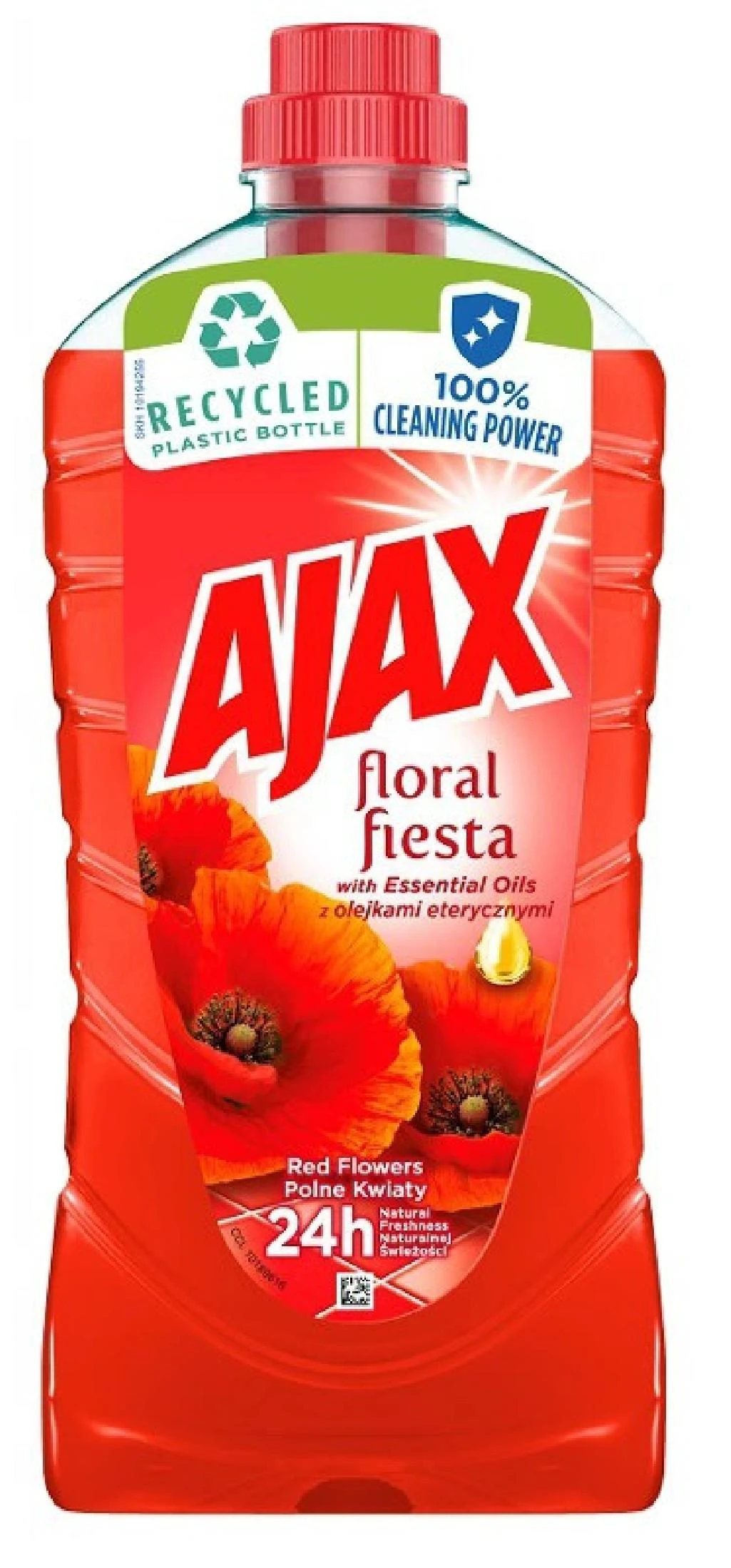 Universalus valiklis AJAX Floral Fiesta, raudonas, 1 l