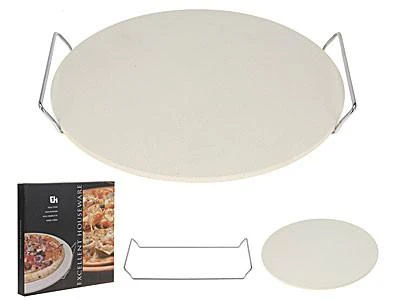 Excellent Houseware Picos kepimo akmuo ugniai atsparus su stovu 2 vnt.