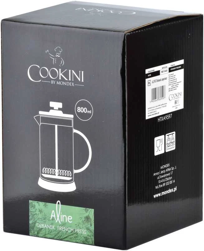 Mondex ALINE arbatinukas 800 ml COOKINI 11x13x18,5 cm
