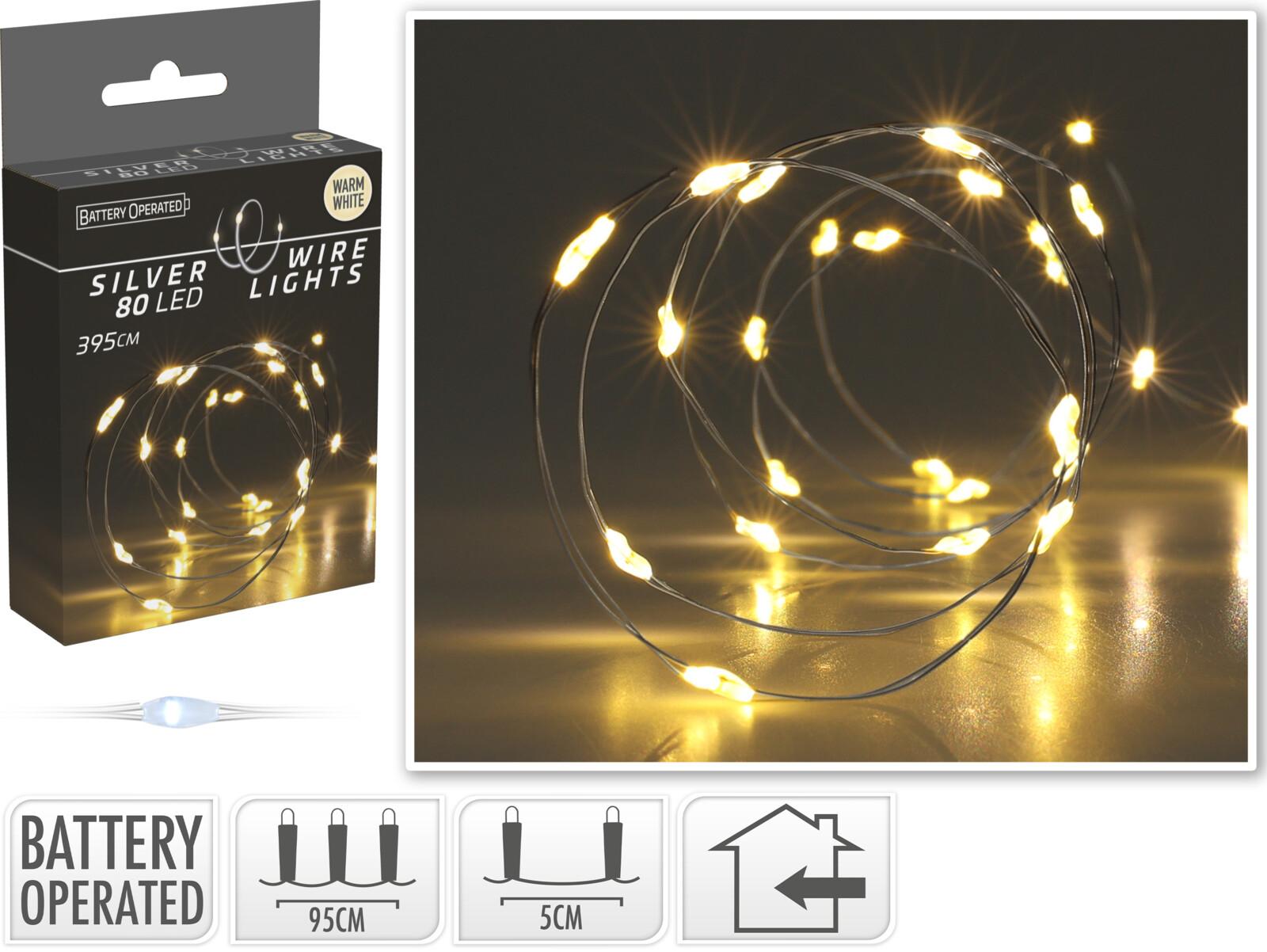 Mondex Kalėdiniai žibintai 40 LED 195 cm