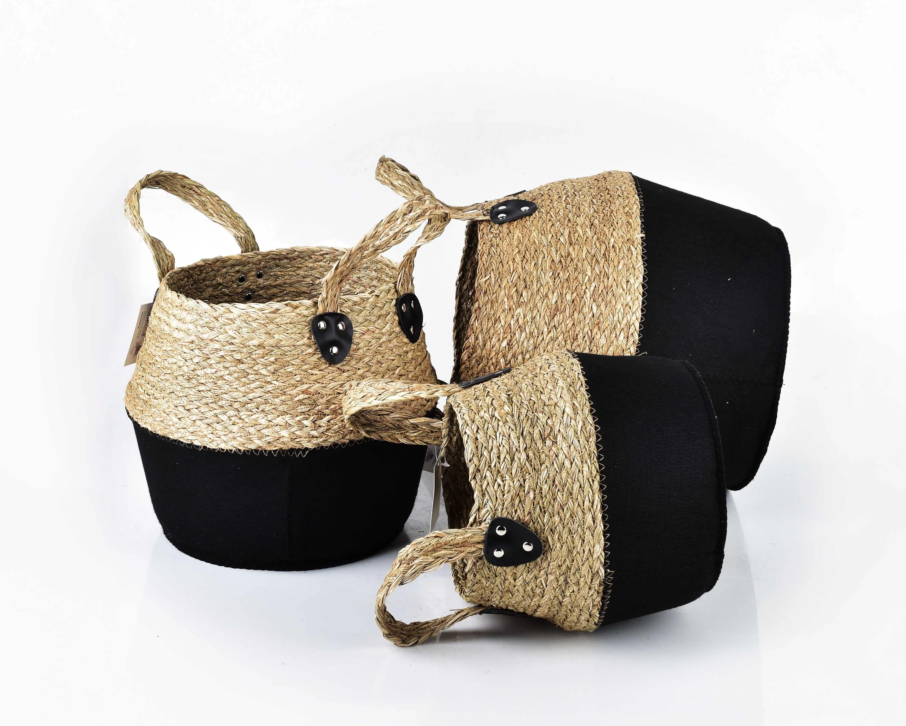 Mondex „Affek Design“ BALI KOMPLEKTAS 3 IŠLAIDOS I30x38x34cm, M28x32x28cm, S23x26x24cm