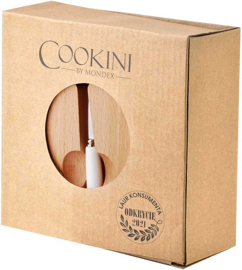 Mondex Cukrinė iš porceliano su šaukšteliu 14,7x6cm, "Basic Kitchen"