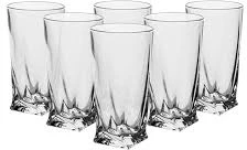 Crystalite Bohemia Stikliukai 50ml 6vnt, Quadro, aukšti