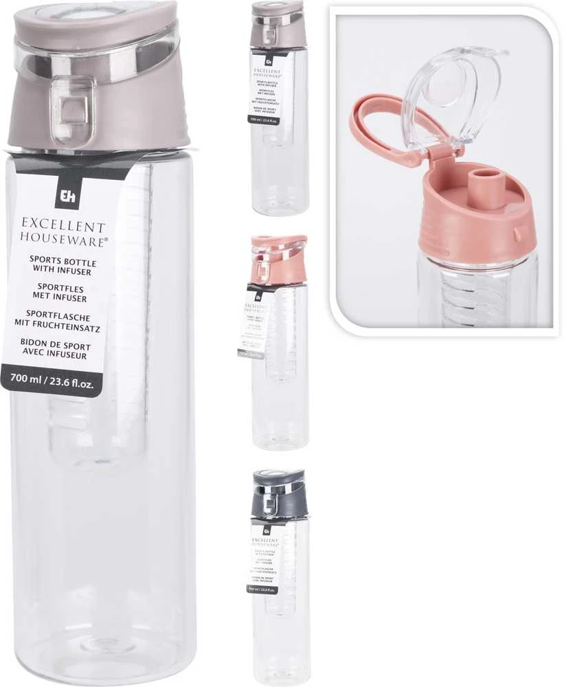 Gertuvė Excellent Houseware Sportinis butelis 700 ml