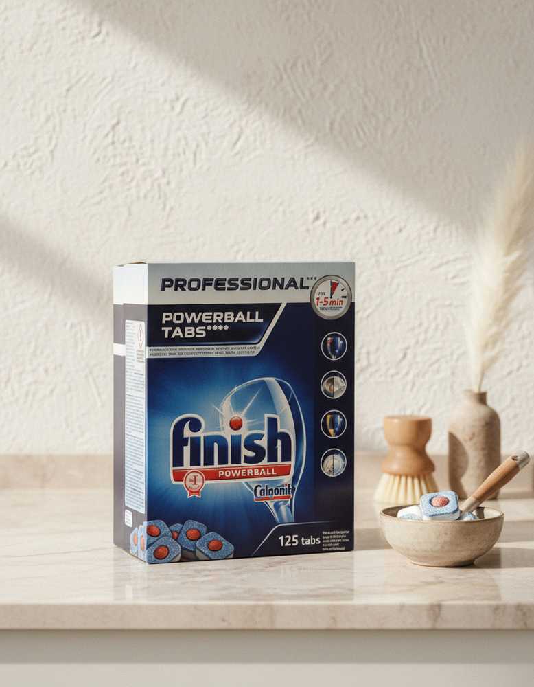 Indaplovių tabletės Finish Professional, 125 vnt.