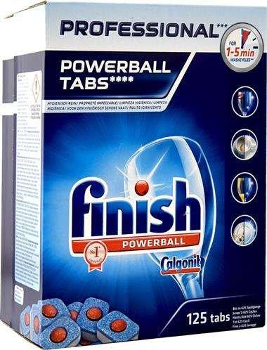 Indaplovių tabletės Finish Professional, 125 vnt.