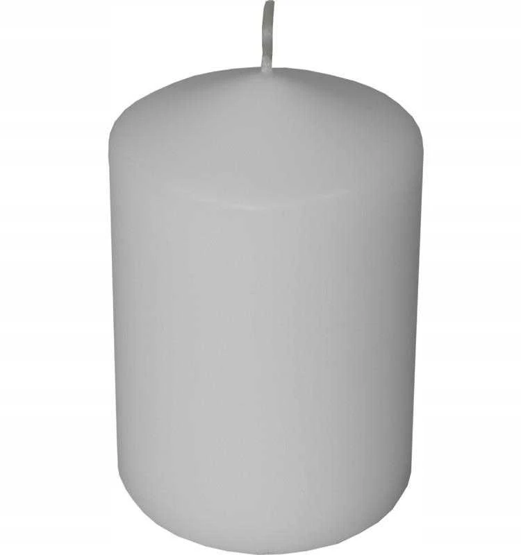 Mondex CLASSIC CANDLES vidutinio dydžio cilindro formos žvakė 7x7x14cm pilka