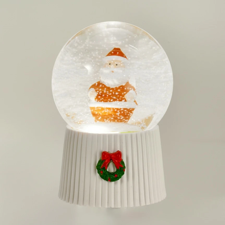 None Decoration Snow globe with LED. ABL100010. 14.7 cm. 10 cm