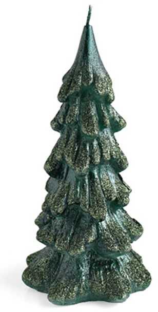 Mondex EGLĖS žvakė, figūrėlė, didelė, 11,5x21 cm, žalias parafinas