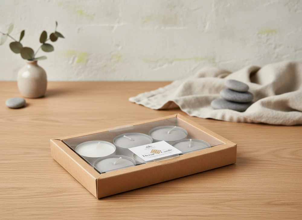 Aroma Di Rogito Mondex KOMPLET ŚWIEC TEALIGHT MAX 6 SZT PILKA