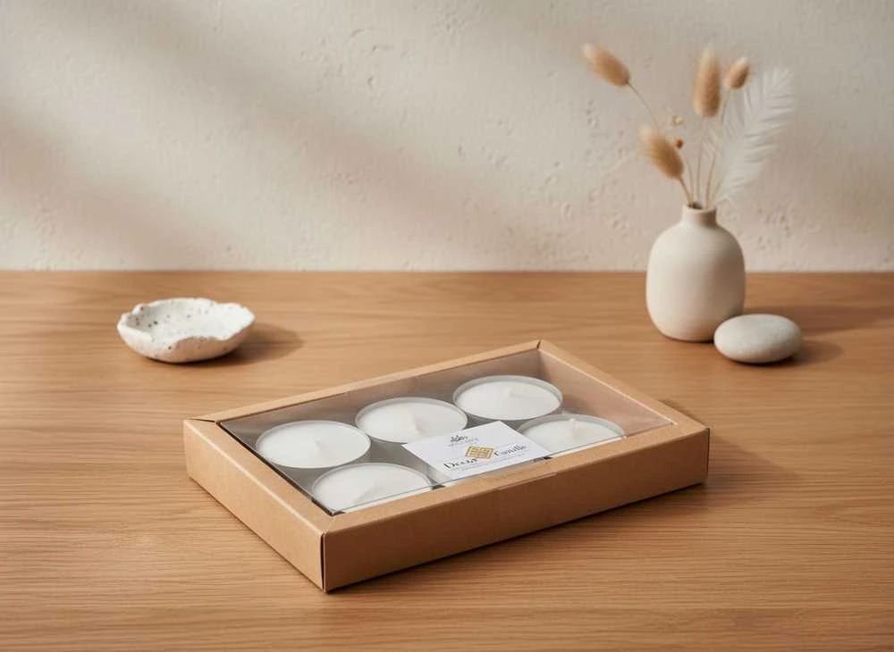 Aroma Di Rogito Mondex arbatinių žvakučių rinkinys, maks. 6 vnt., balta