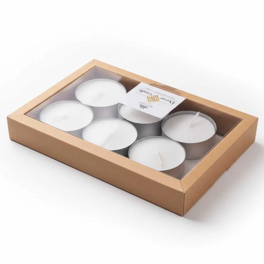 Aroma Di Rogito Mondex arbatinių žvakučių rinkinys, maks. 6 vnt., balta
