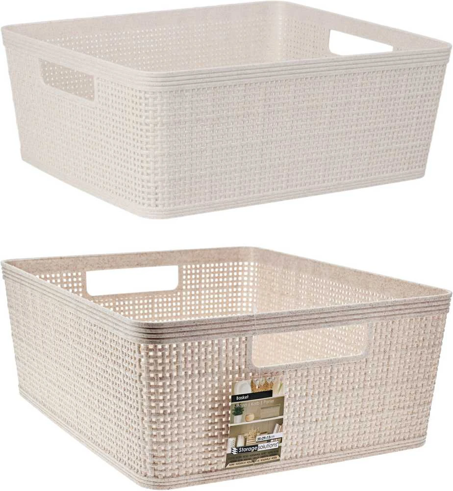 Storage Solutions Plastikinis laikymo krepšelis, 35 x 29 x 13 cm