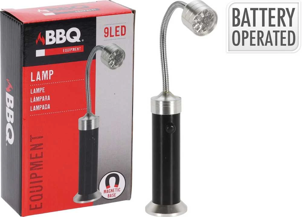 Mondex BBQ LED Grilio Lempa Magnetinė 24 cm - Pasukama, Aukščio Reguliuojama