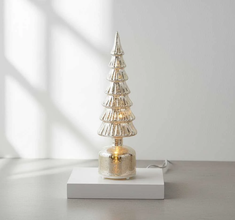 Mondex LED Kalėdų eglutė 36 cm sidabrinė