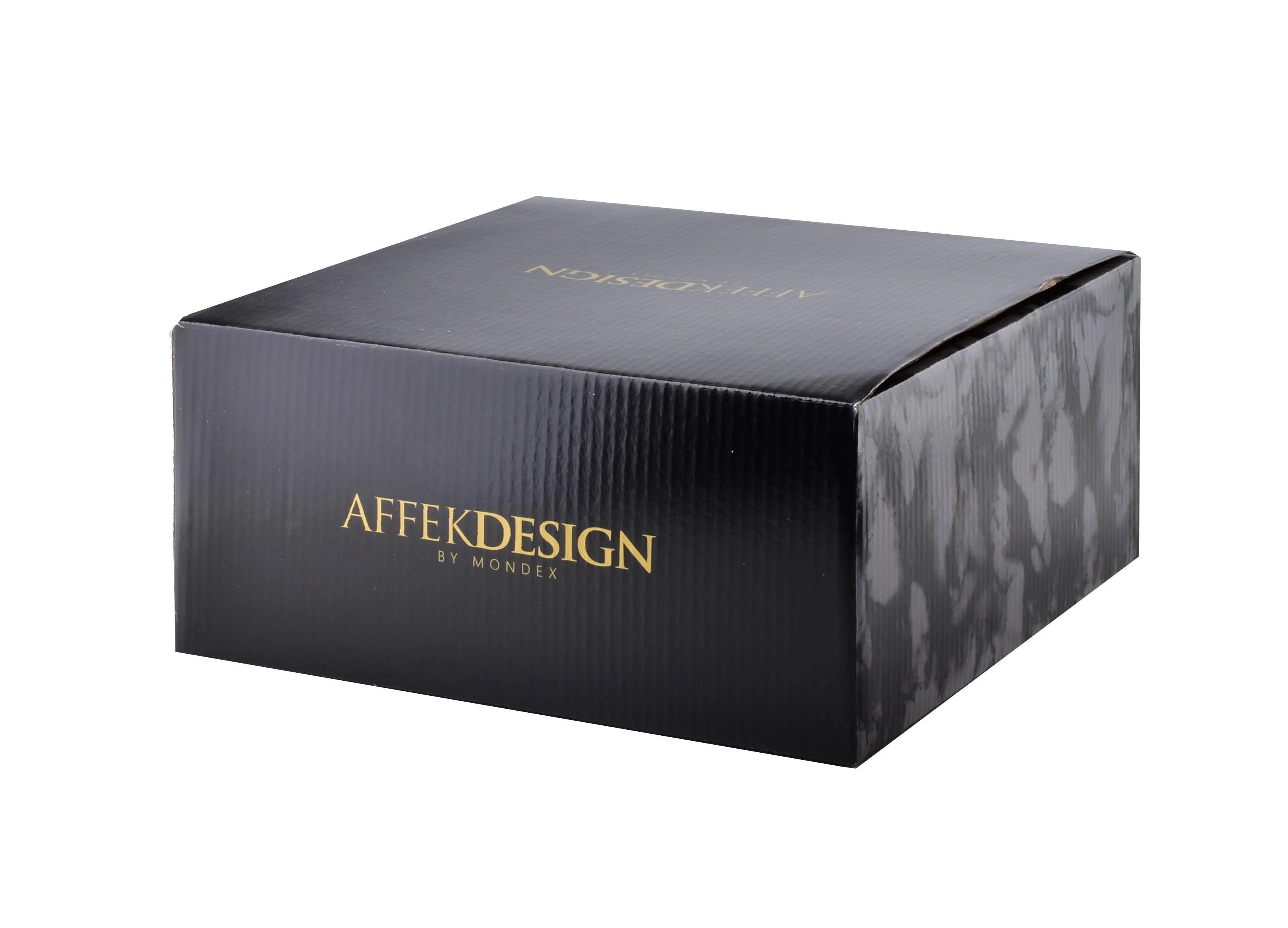 Affek Design Tortinė ant kojelės iš porceliano 25xh11cm, "Louise" , pilka