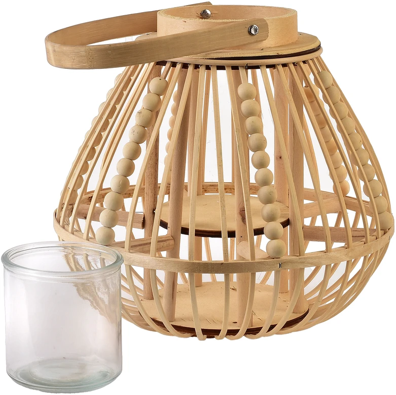 Mondex LUCIE NATURAL Lampion 30x28 cm