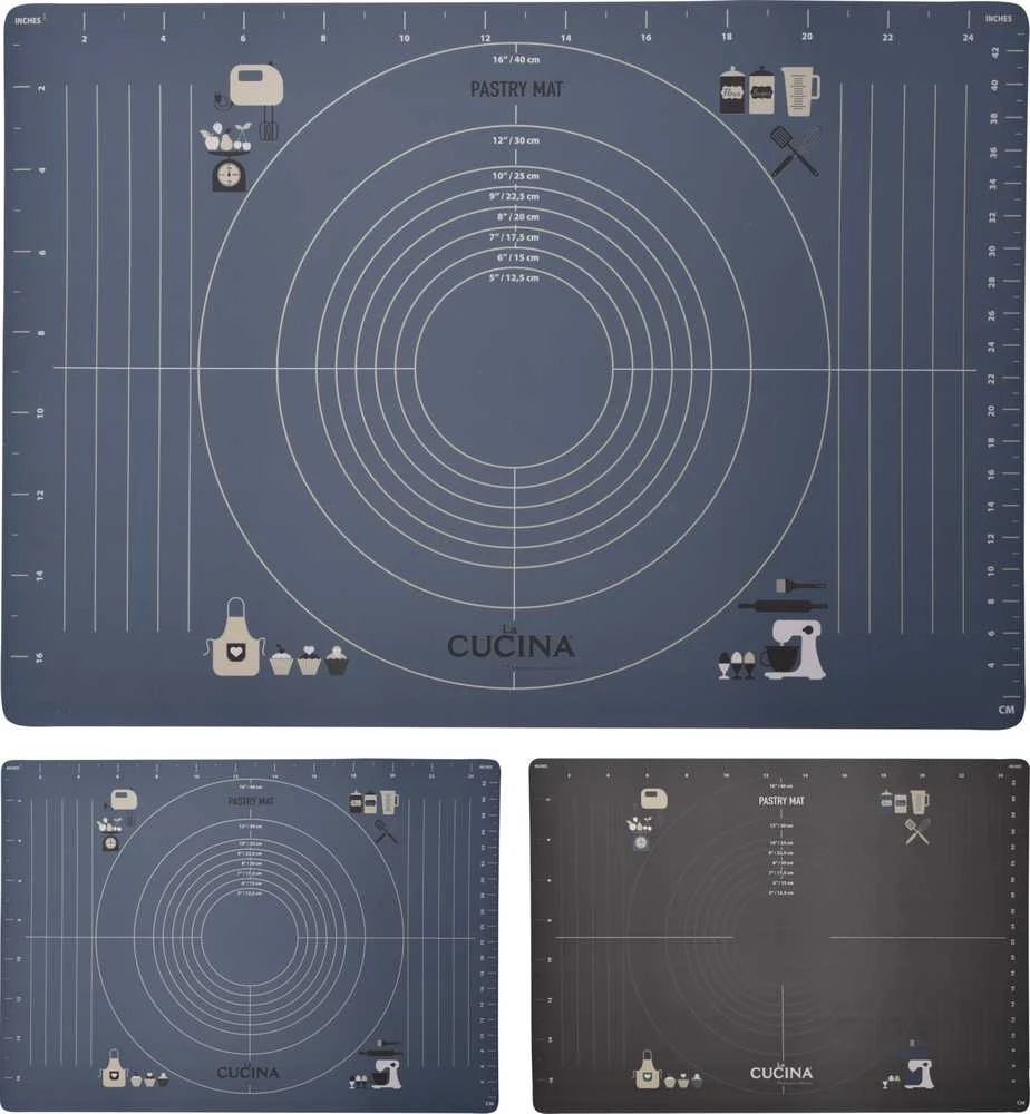 Mondex Mėlyna Baking mat, 45 x 65 cm, mėlynas