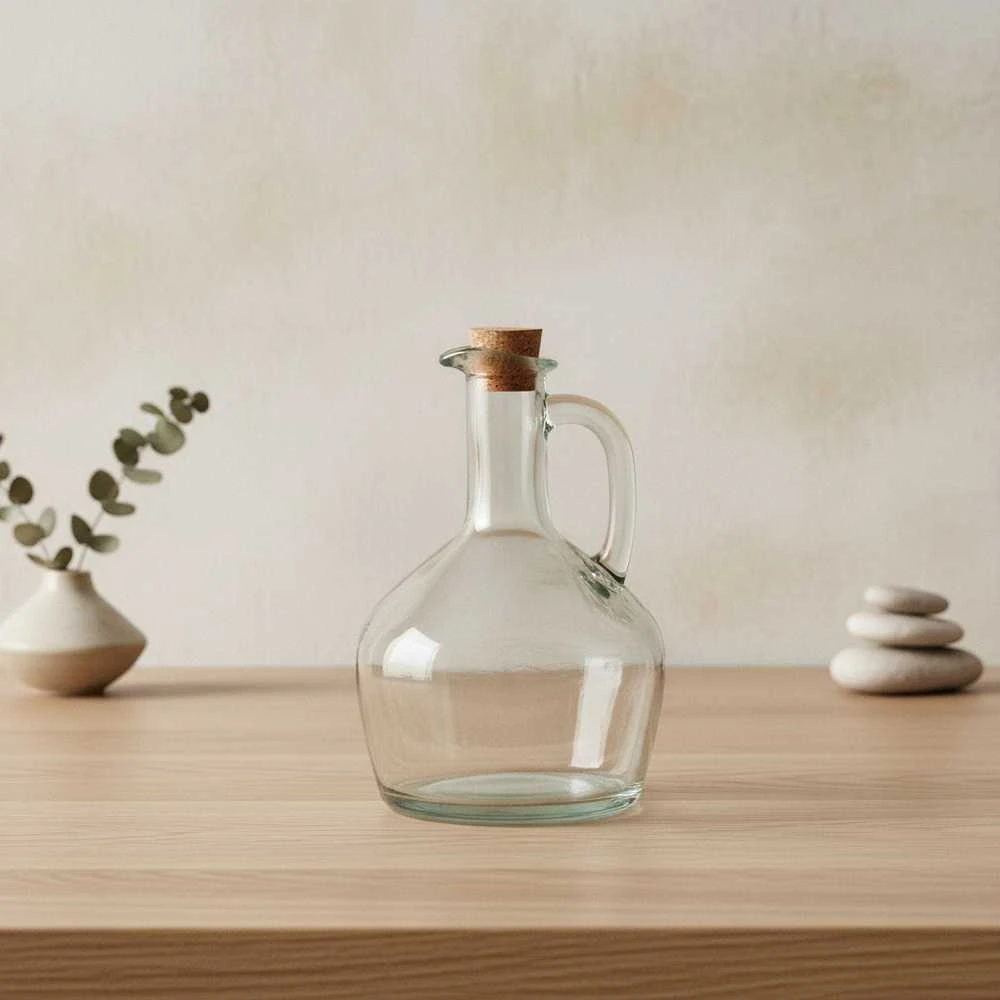 Mondex MODERNI VIRTUVĖ Stiklinis termosas su kamščiu 400 ml 10 x 8 x 15,5 cm