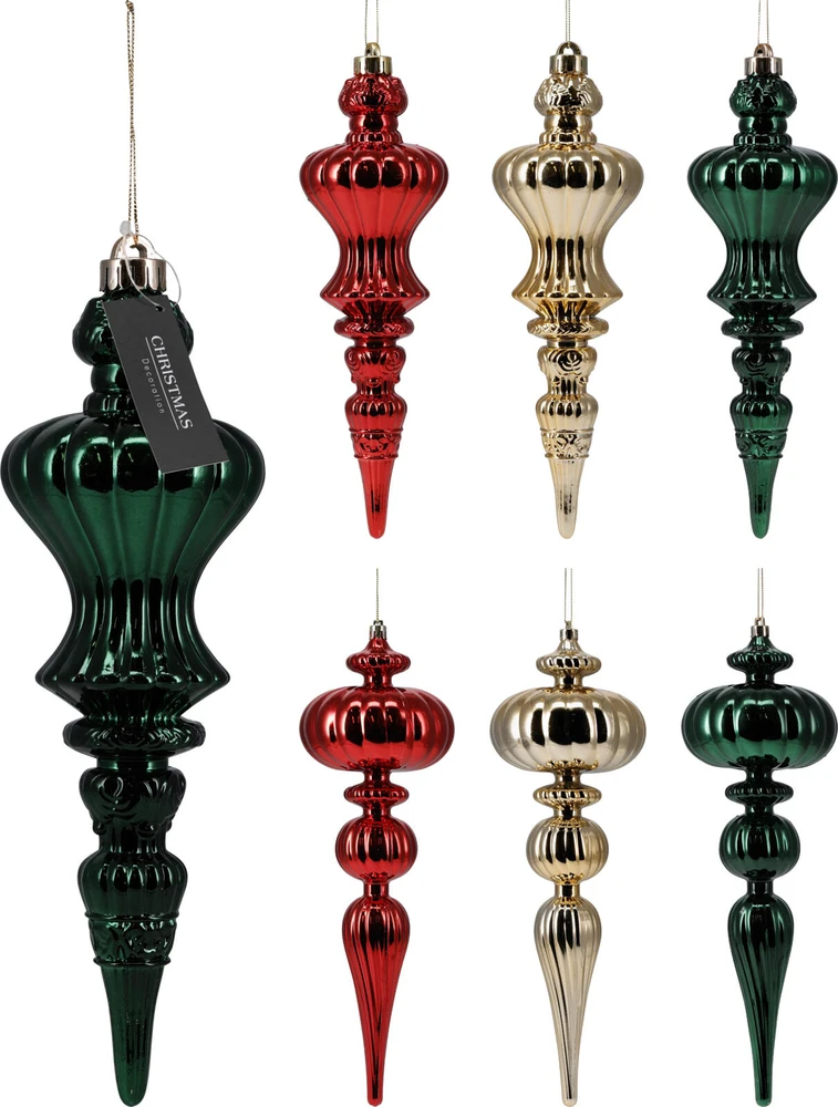 Nežinomas Christmas Tree toy AKP201500. auksinis/red/žalias. 30 cm