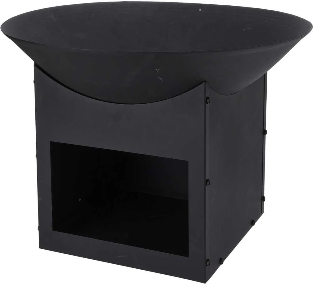 Mondex Ambiance Sodo ugniakuras metalinis 56 cm su medžio saugykla