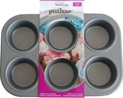 Patisse Forma do muffin 6 vnt. 27 cm Sidabrinis Top universalus