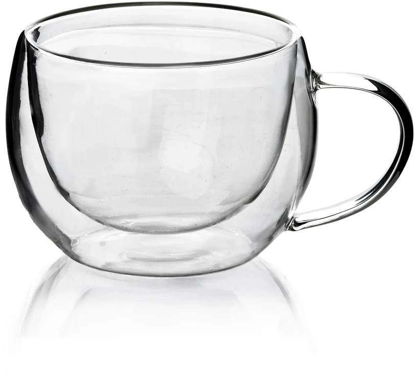Mondex PETER borosilikatinio stiklo puodelis 280 ml 9x6,5x7,4 cm