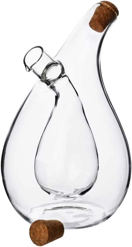 Excellent Houseware „Mondex Since 1986 PETER“ buteliai alyvuogių aliejui (350 ml), actui (75 ml), 10 x 10 x 16 cm