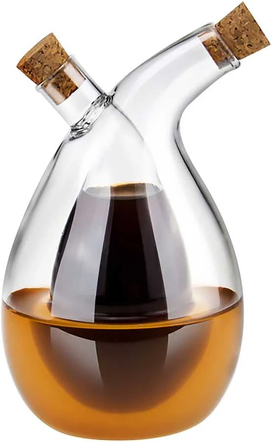 Excellent Houseware „Mondex Since 1986 PETER“ buteliai alyvuogių aliejui (350 ml), actui (75 ml), 10 x 10 x 16 cm