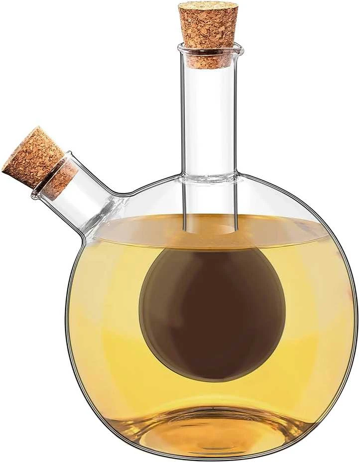 Excellent Houseware „Mondex Since 1986 PETER“ butelis alyvuogių aliejui (400 ml), actui (50 ml), 12 x 6 x 14,5 cm