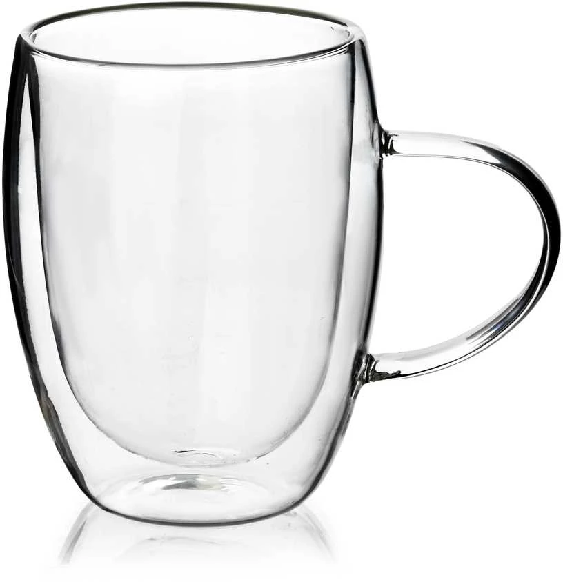 Mondex PETER Boro stiklinis puodelis 380 ml 8,2 x 5,4 x 12 cm