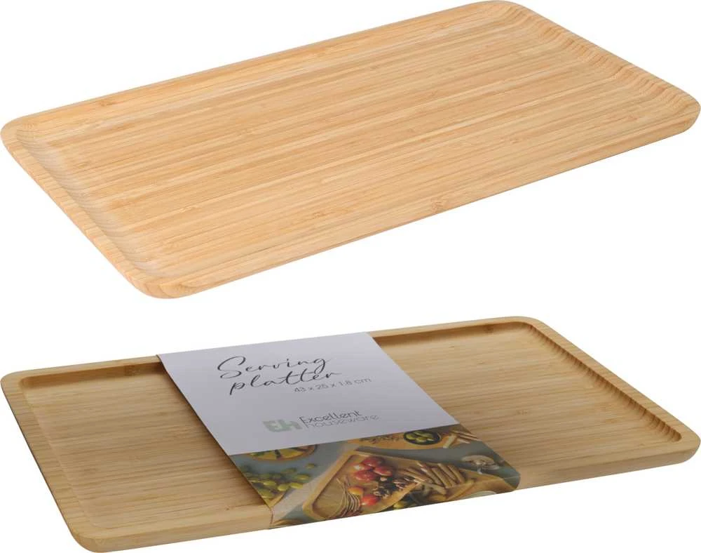 Mondex Bamboo Bambuko padėklas, 44 x 25 cm