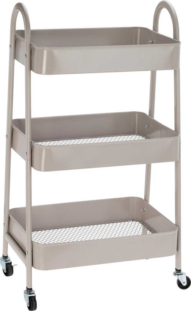 Storage Solutions Mobilus Lentynas 3 Skyrių 44x31,5x78,5 cm - Virtuvinis Krepšys - Organizatorius