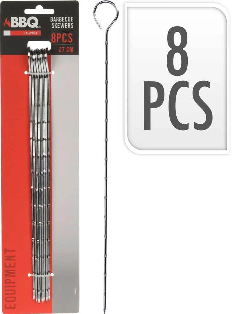 Mondex Bbq Line iešmo vėrinukai, 8 vnt. 27cm