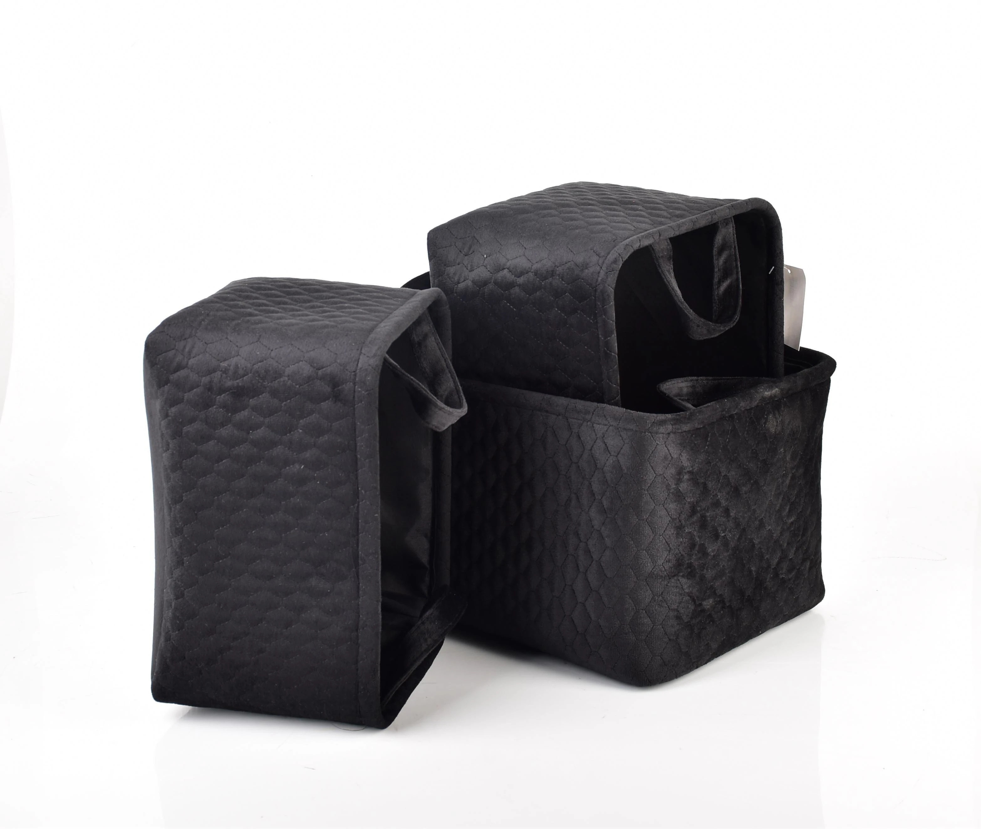Mondex Affek Design SARA BLAKKKCOMLETE 3 COS L38x26xh22cm, M34x23xh20cm, S30x20xH18cm