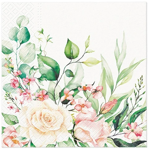 Paw Floral Moments popierinės servetėlės 33 x 33 cm 20 vnt