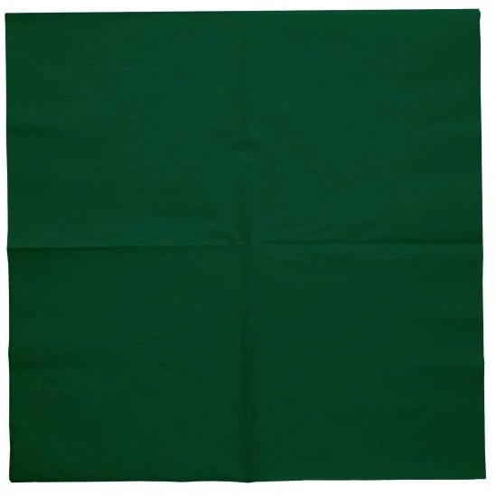 Mondex Serwetki UNICOLOR ciemny žalia 33x33 20szt