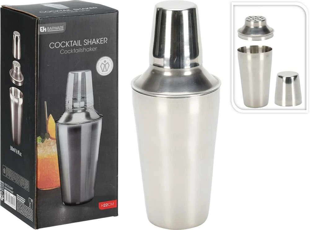 Excellent Houseware Steel Plaktuvas kokteiliams ir gėrimams – plieno