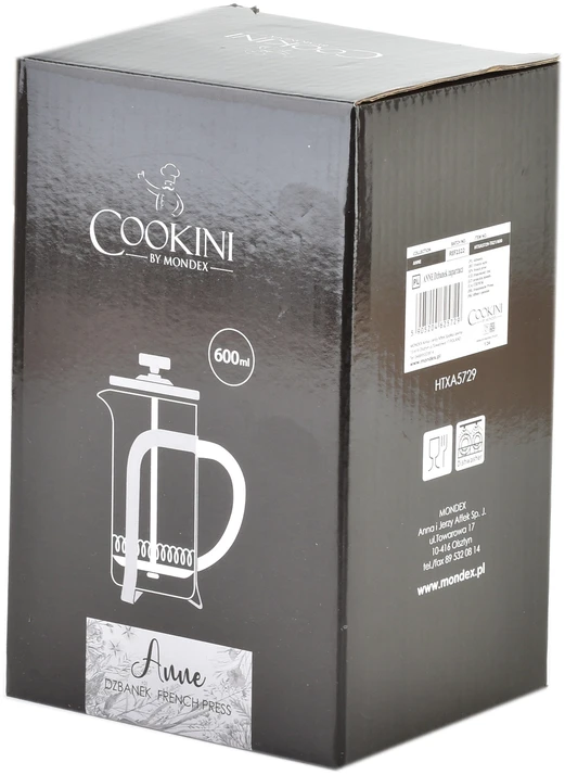 Mondex Since 1986 ANNE Dzbanek zaparzacz 600ml COOKINI 9,5x15x19 cm