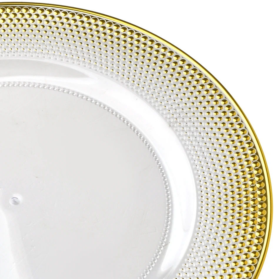 Mondex Since 1986 BLANCHE CLEAR Apatinė dekoratyvinė detalė su auksu 33x1,5 cm