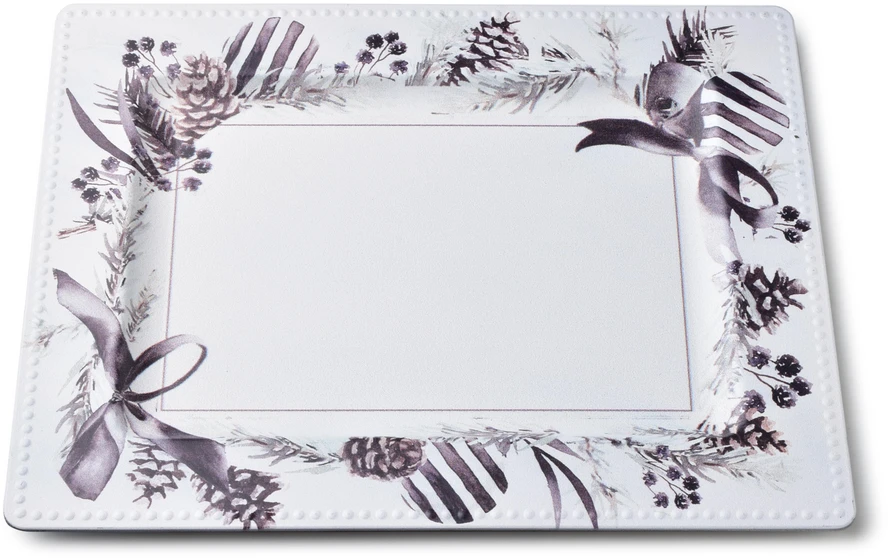 Mondex Since 1986 BLANCHE FESTIVE Dekoratyvinis stovas 31,5x25x1,5cm