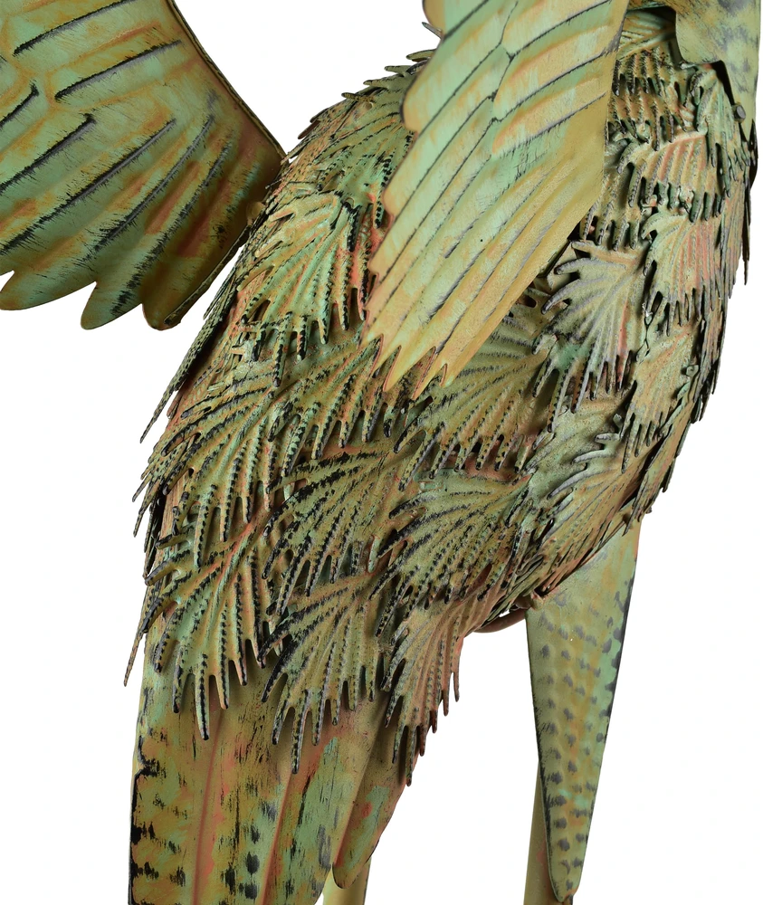 Mondex Since 1986 CEDRIC Metalinė figūrėlė HERON 45x36x85xm išskleidę sparnus
